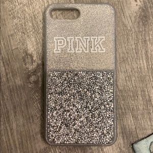 Pink iPhone pocket case